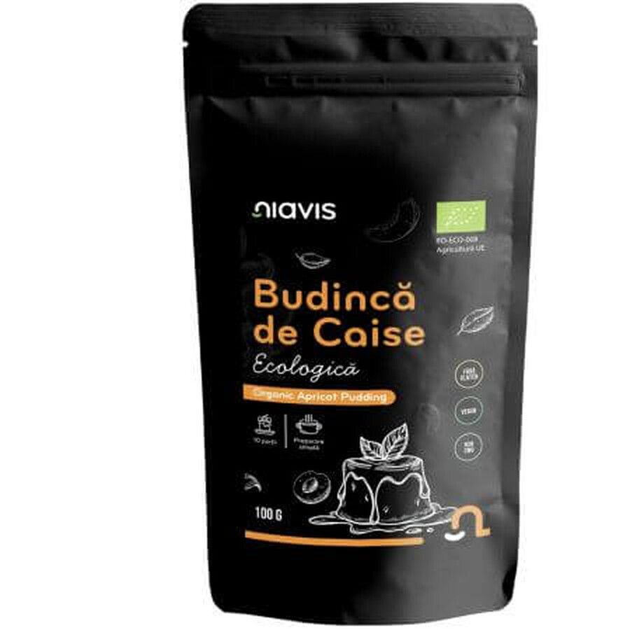 Budinca de caise Bio fara gluten, 100 g, Niavis