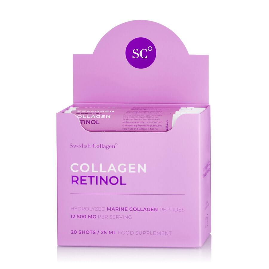 Colagen Retinol, 20 ampollas, Colagen sueco