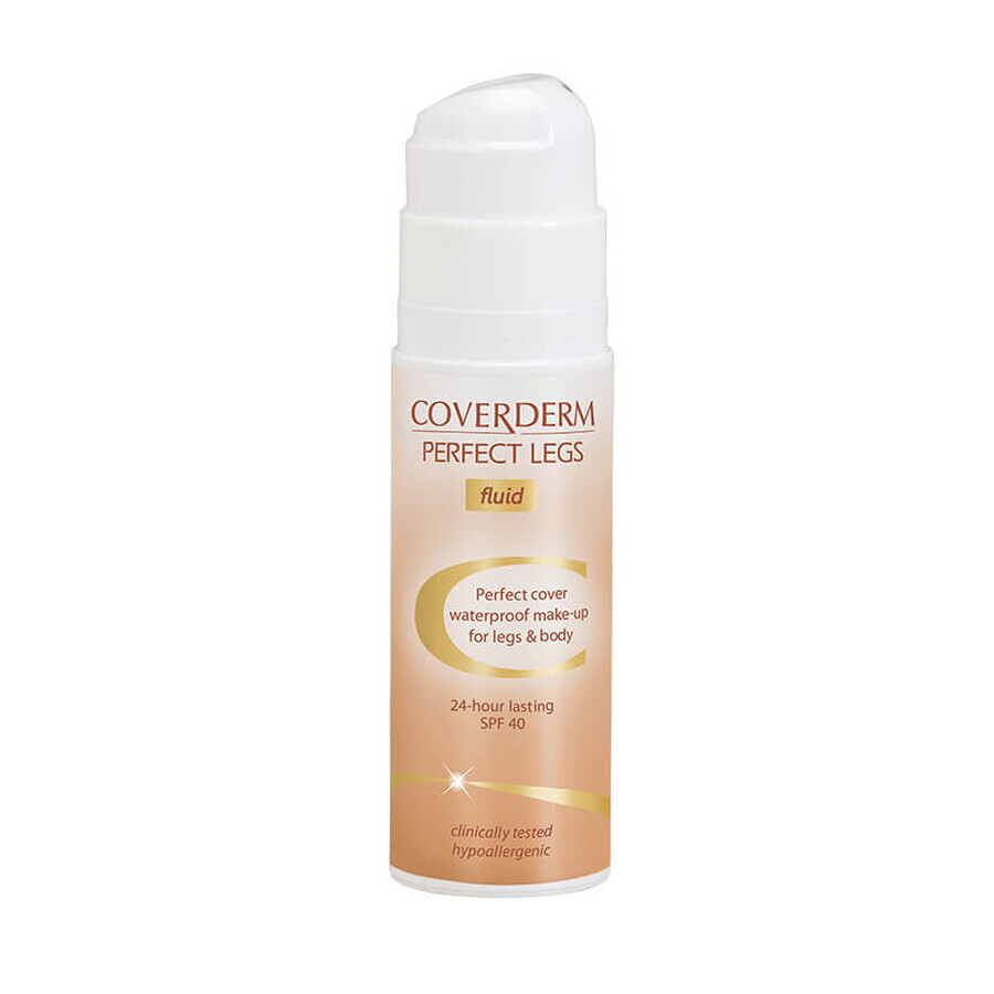 Fond de ten fluid pentru picioare si corp SPF40 Nr.D4, 75 ml, Coverderm