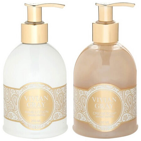 Set Gel de dus si lotiune de corp Grapefruit & Vetiver, Aroma Selection, 2 x 500 ml, Vivian Gray