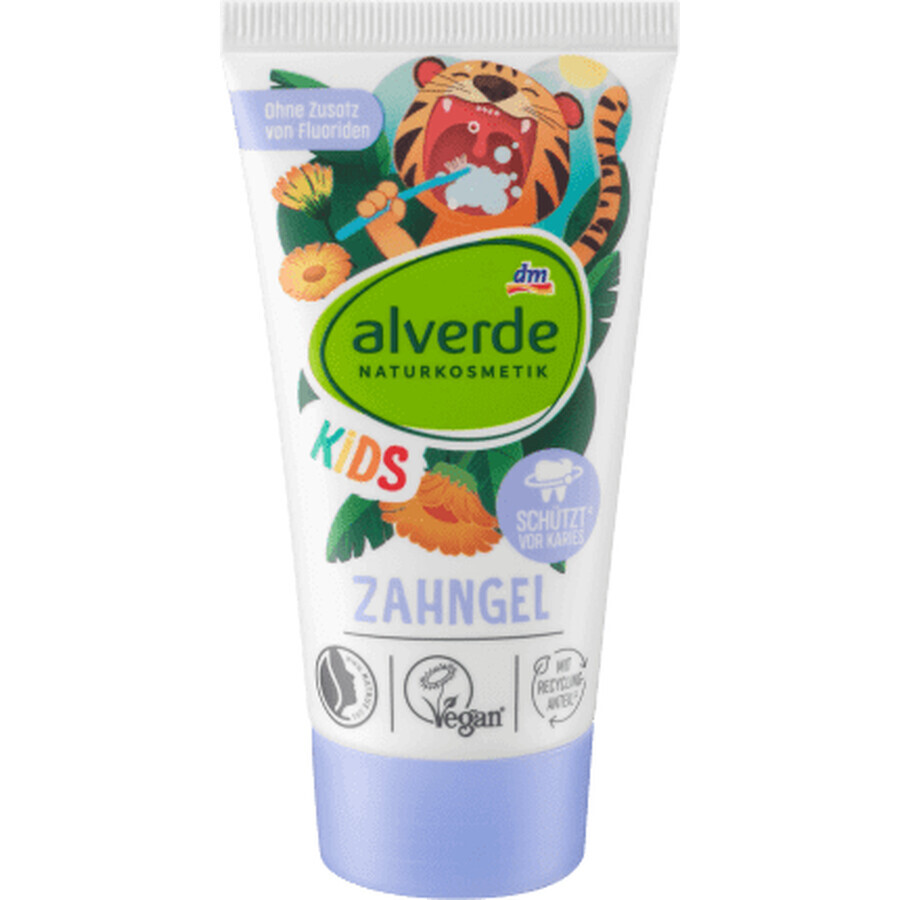 Alverde Naturkosmetik Gel de dinți pentru copii ECO, 50 ml