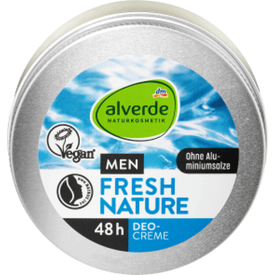 Alverde Naturkosmetik MEN Deodorant Cremă FRESH NATURE, 50 ml