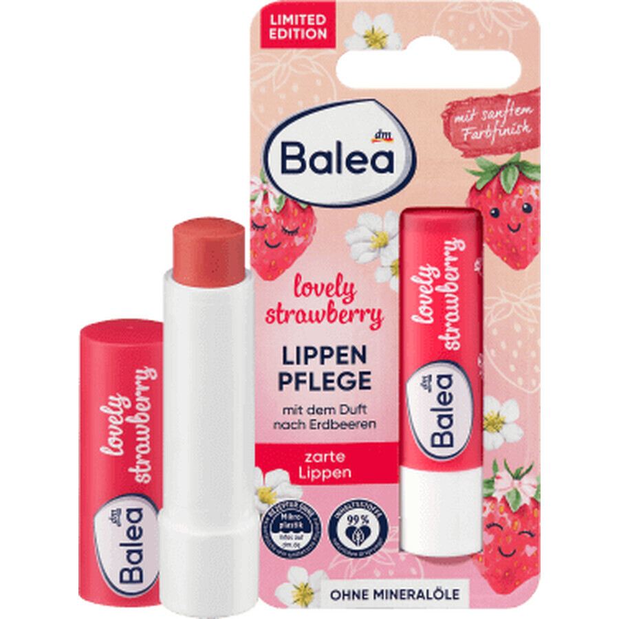 Balea Balsam de buze lovely strawberry, 4,8 g