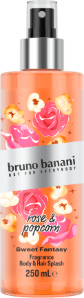 Bruno Banani Deodorant body mist rose&popcorn, 250 ml