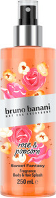 Bruno Banani Deodorant body mist rose&amp;popcorn, 250 ml