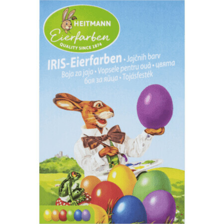 Heitmann Vopsea pentru ouă 6 culori, 6 buc