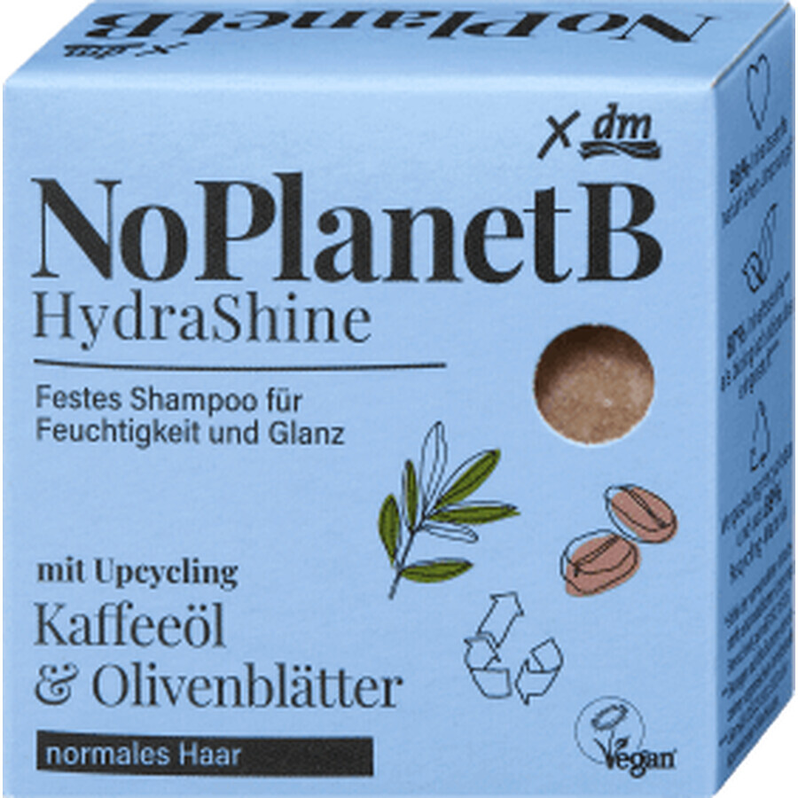 No Planet B Șampon solid pentru hidratare și strălucire, 75 g