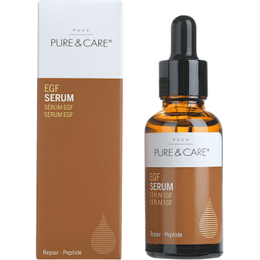 Puca Pure&Care Serum pentru față cu peptide EFG, 30 ml