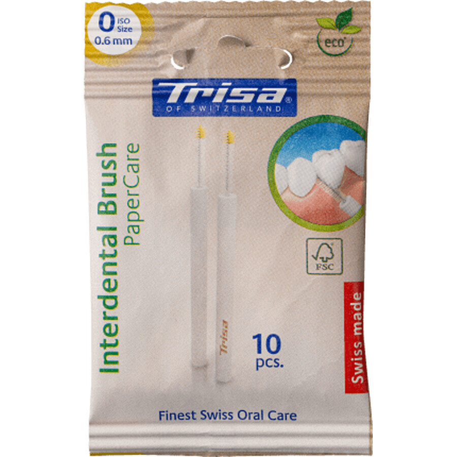 Trisa Perie Interdentara ISO 0 Paper Care, 1 buc