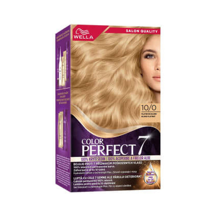 Wella Color Perfect  Vopsea permanentă 10/0 blond platinat, 1 buc