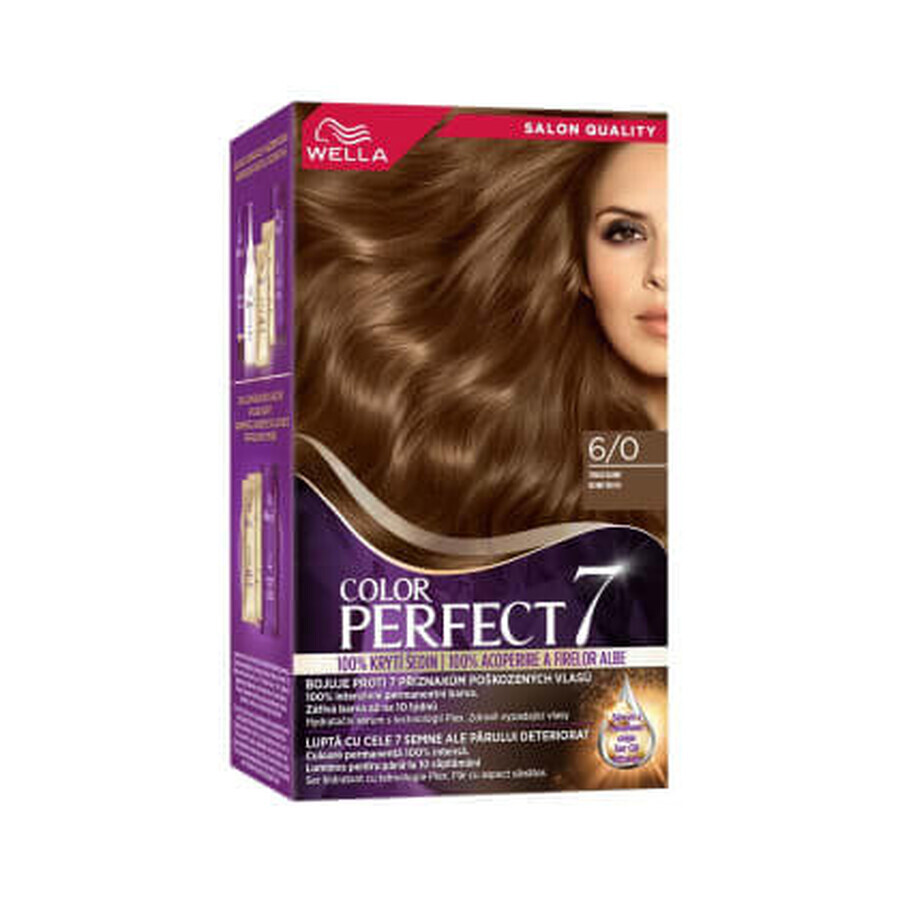 Wella Color Perfect  Vopsea permanentă 6/0 blond închis, 1 buc