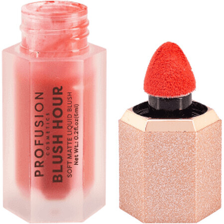 Blush Hour, blush lichid mat delicat, Paloma, Profusion Cosmetics, 6 ml