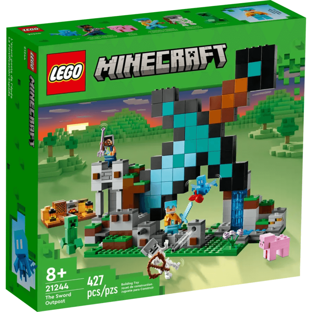 Avanpostul sabiei Lego Minecraft, +8 ani, 21244, 427 piese, Lego