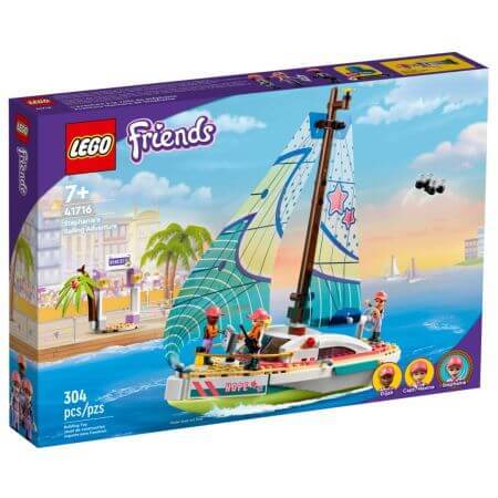 imaginati va o noua aventura a lui habarnam Aventura nautica a lui Stephanie Lego Friends, +7 ani, 41716, Lego