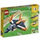 Avion supersonic Lego Creator, +7 ani, 31126, Lego