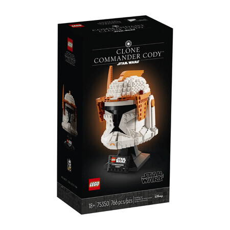 Casca Comandantul Cody Lego Star Wars, Clona, +18 ani, 75350, Lego