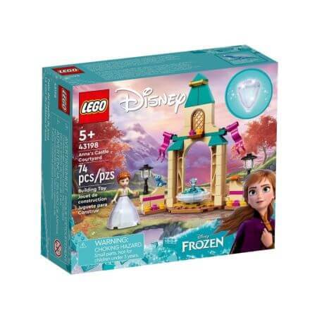 Curtea Castelului Annei Lego Disney, +5 ani, 43198, Lego