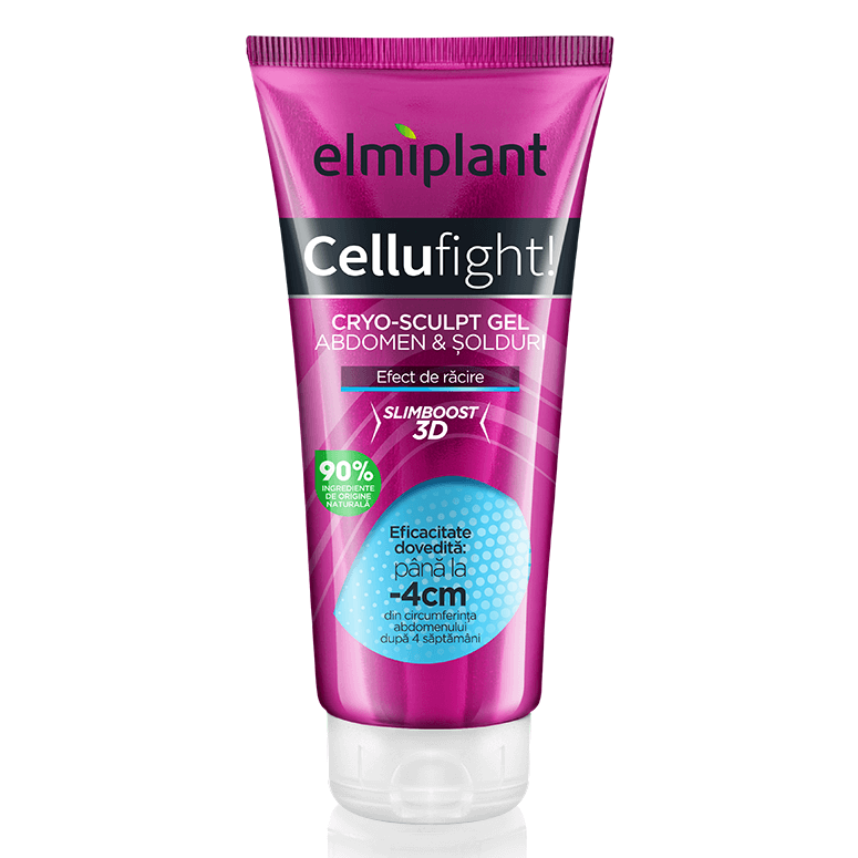 Gel pentru abdomen si solduri Cellufight Cryo-thermal , 200 ml, Elmiplant