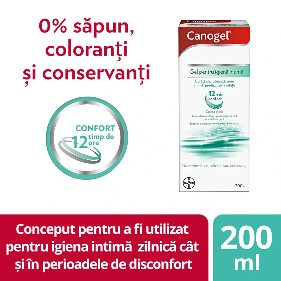 Gel igienă intimă Canogel, 200 ml, Bayer