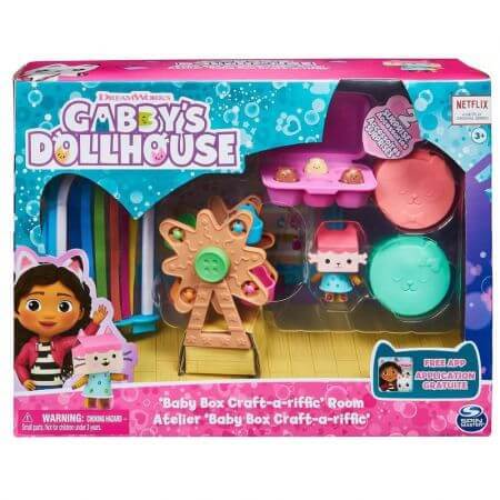 Papusa Gabby`s Cat Craft-a-Riffic, +3 ani, Gabby's Dollhouse