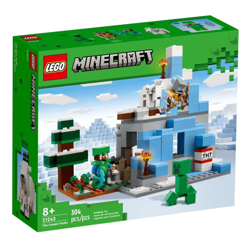 Piscurile inghetate Lego Minecraft, +8 ani, 21243, 304 piese, Lego