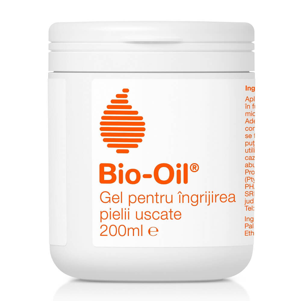 bio oil 200 ml + 60 ml cadou sensiblu Gel pentru îngrijirea pielii uscate, 200 ml, Bio Oil