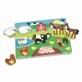 Puzzle din lemn Ferma animalelor, +2 ani, Melissa&amp; Doug