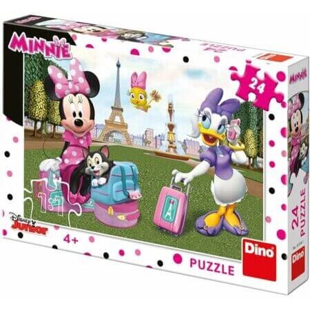 Puzzle Minnie si Daisy, 4-6 ani, 24 piese, Dino Toys