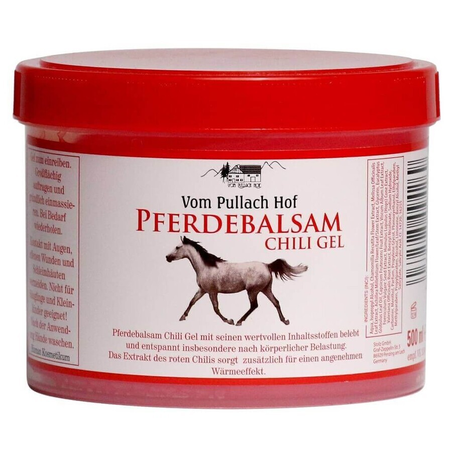 Gel puterea calului cu ardei iute Pferdebalsam, 500 ml, Stolz recenzii