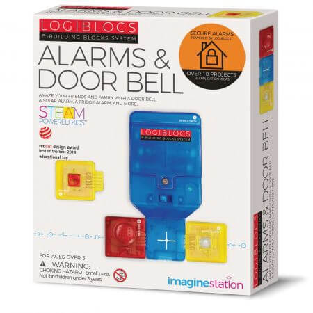 Joc electronic Logiblocs set Alarma & Sonerie, 5+ ani, 4M