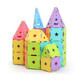 Joc magnetic de constructie 3D, 129 piese, Marshmallow Castle, +0 ani, MagSpace