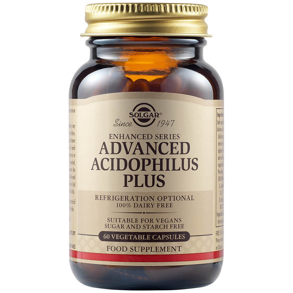 Acidophilus Plus avansat, 60 capsule, Solgar