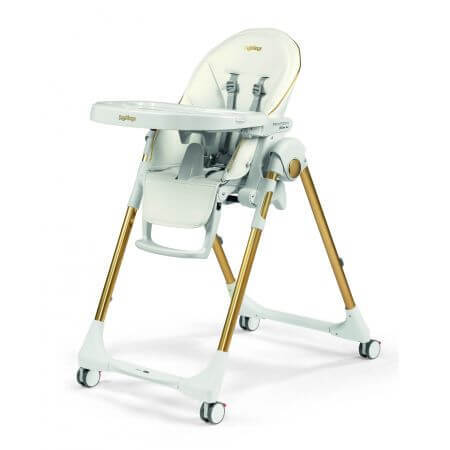 Scaun de masa 2 in 1 Prima Pappa Zero Follow Me, Gold, Peg Perego