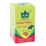 Ginkgo Biloba, 30 capsule, Yongkang International China