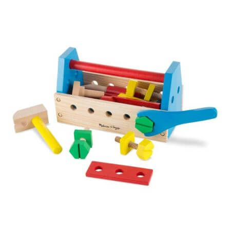 Ladita din lemn cu scule, 3 ani+, Melissa&Doug