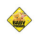 Semn de avertizare, Baby On Board, Winnie the Pooh, 9625, Disney