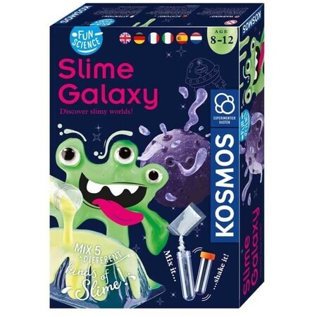 Set educativ Stem Galaxia Slime, +8 ani, Kosmos