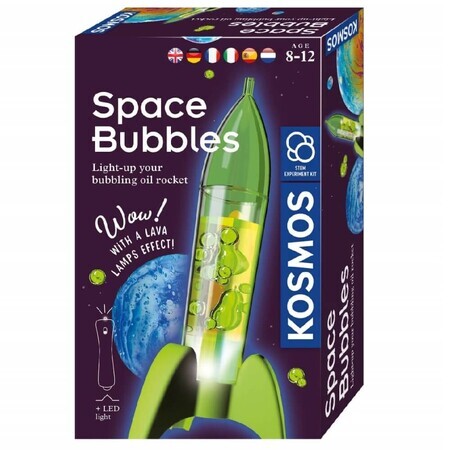 Set educativ Stem Racheta spatiala cu bule, +8 ani, Kosmos