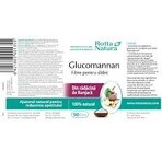 Glucomannan fiber for weight loss, 90 capsules, Rotta Natura