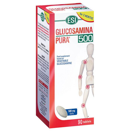 ESI NoDol - Glucosamina Pura 500 Vegetale Integratore Alimentare, 90 Ovalette