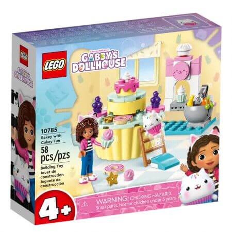 Distractie in bucatarie cu Briosel Gabby's Dollhouse, 4 ani+, 10785, Lego