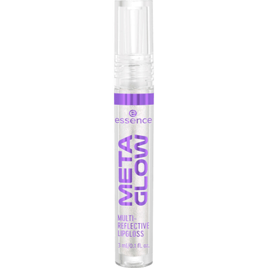 Luciu de buze Meta Glow Multi-Reflective, 01 - Cyber Space, 3 ml, Essence