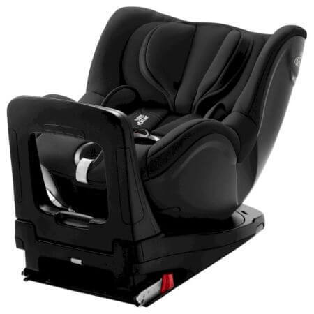 scaun auto britax romer dualfix i size Scaun auto rotativ pentru copii Dualfix I-Size, 40-105 cm, Space Black, Britax Romer
