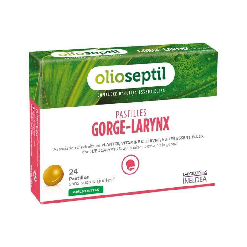 Gorge Larynx Olioseptil, 24 pastile, Laboratoires Ineldea Vitamine si suplimente