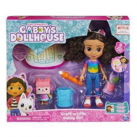 Set de joaca papusa si accesorii, +3 ani, Gabby\'s Dollhouse
