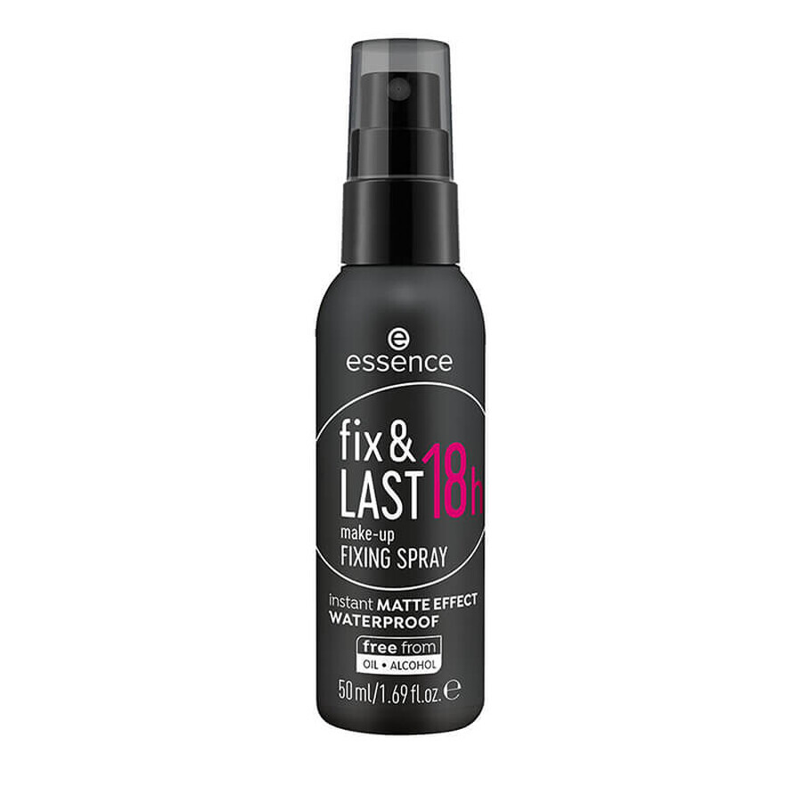 Spray pentru fixarea machiajului Fix & Last 18h, 50 ml, Essence