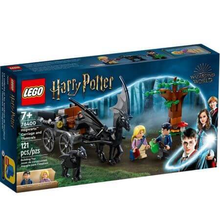vin caii de la letea volumul 2 Trasura si Caii Thestral de la Hogwarts Lego Harry Potter, +7 ani, 76400, Lego
