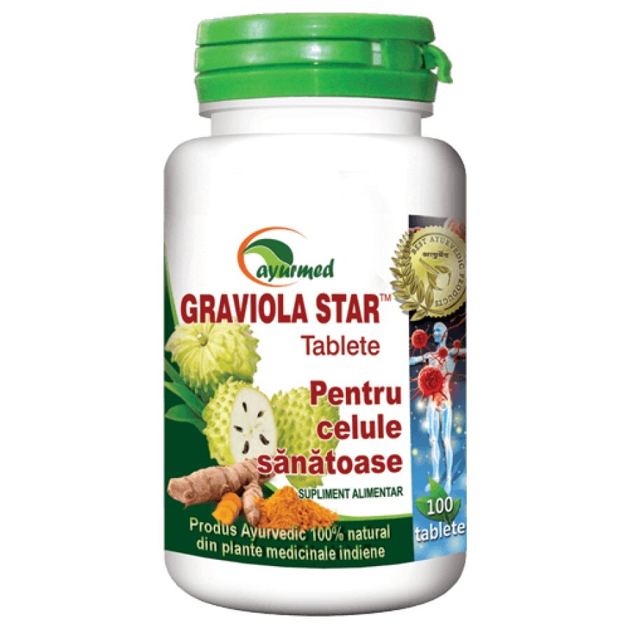 Graviola Star, 100 tablete, Ayurmed recenzii