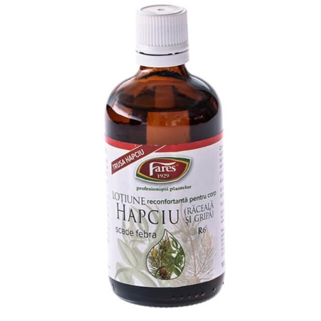 Hapciu sudorific lotiune, R6, 100 ml, Fares