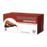 Hepatoprotect Regenerator, 32 capsule moi, Biofarm
